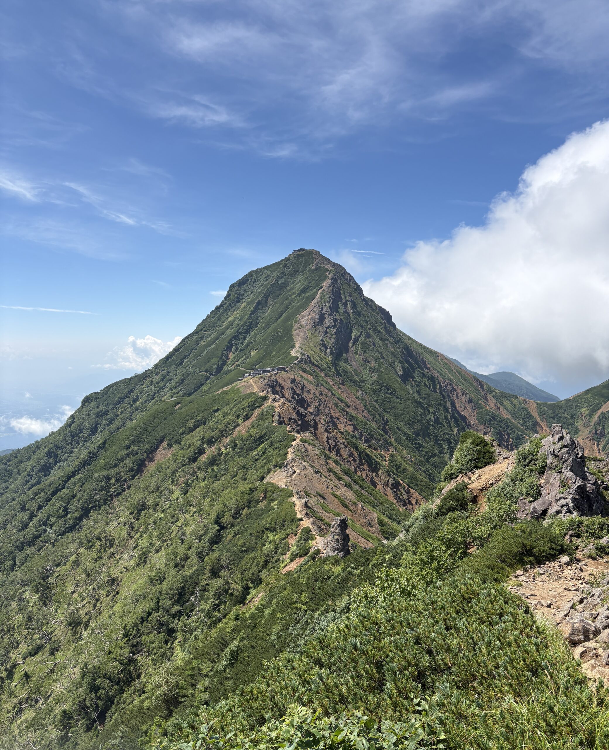 赤岳稜線