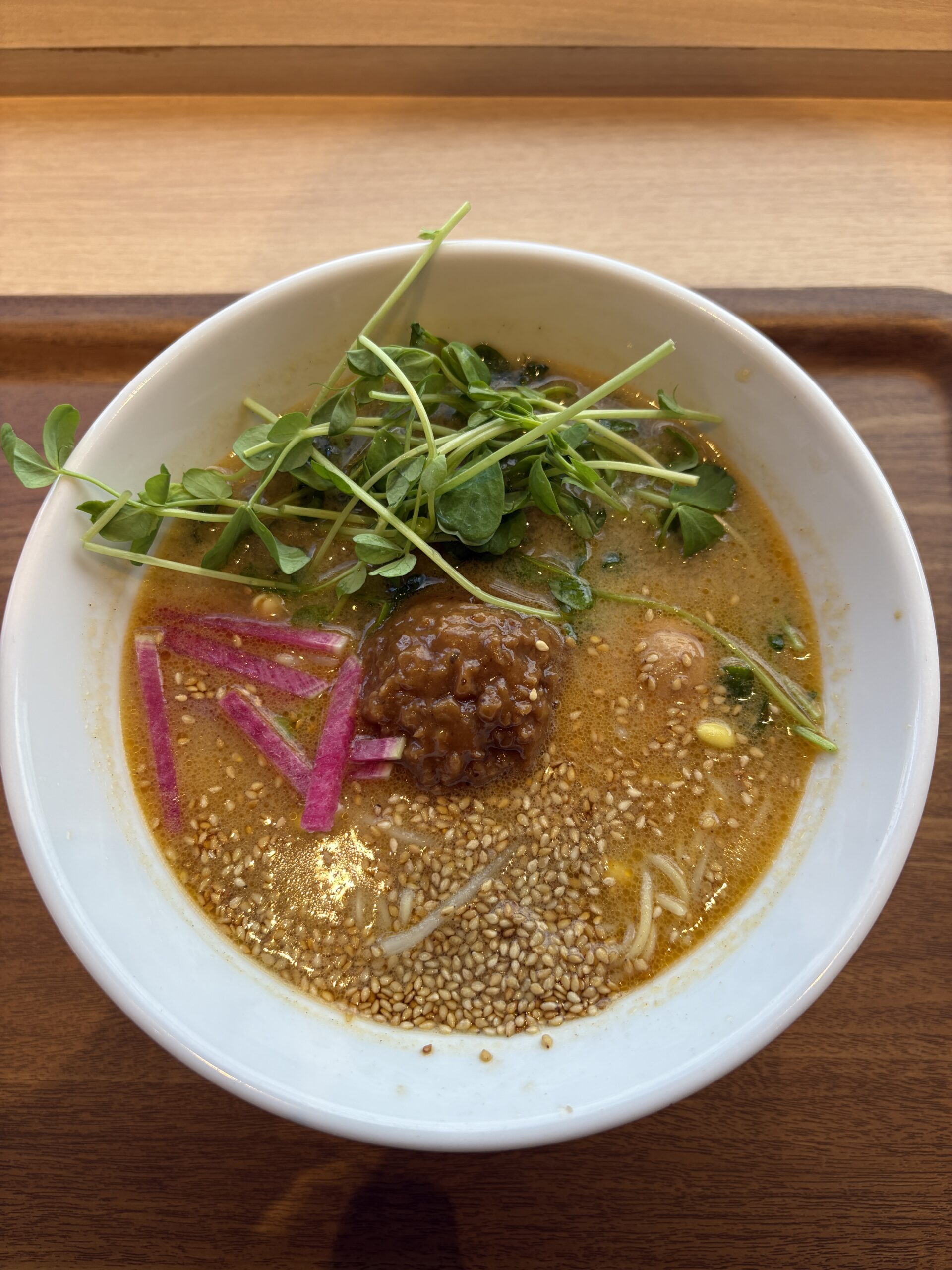 「T’sたんたん」「白胡麻たんたん麺」¥1,300